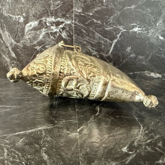 ARTISTIC Brass Pillow Clutch - Picture 8 of 13